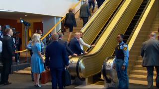 Angajații ONU ar fi blocat intenționat scările și teleprompterul pentru Trump, supărați că i-a lăsat fără bani