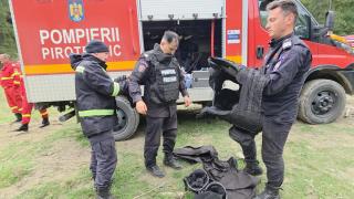 Proiectile din Primul Război Mondial, scoase la suprafață de viituri la Broşteni. Momentul detonării