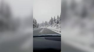 Prima ninsoare serioasă a toamnei: iarna a venit cu două luni mai devreme la munte