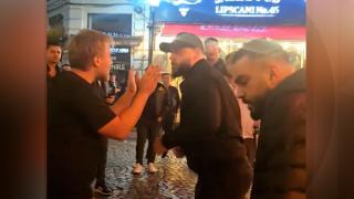 Noi imagini cu tinerii bătuţi de bodyguarzi în Centrul Vechi. Cum a început scandalul