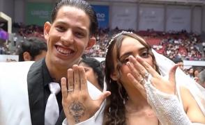 Cea mai mare nuntă colectivă: peste 600 de cupluri au spus "Da" pe o arenă, în Paraguay