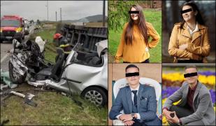 Ei sunt cei 2 tineri care au murit în accidentul de groază din Câţcău. Tudor şi Simona mergeau spre facultate