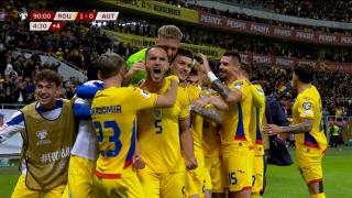 România învinge Austria și păstrează şanse de calificare. Hagi: "Am reușit să le dăm speranța că se poate"
