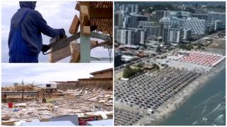 Investiţii de zeci de mii de euro, una cu pământul: beach-baruri de fiţe, demolate înaintea noilor licitaţii