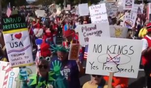 "Fără regi". Proteste masive în SUA faţă de tendințele autoritare ale lui Donald Trump