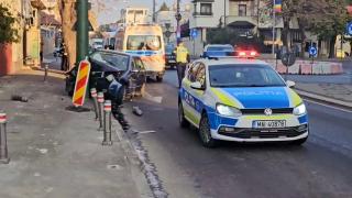 Filmul accidentului din Constanța. Beat la volan, un tânăr polițist a rănit 3 femei şi a fugit; a fost reţinut