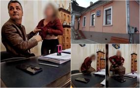 "Partidă de amor". Primarul care a publicat imagini în care ar hărţui o angajată spune că sunt făcute cu AI