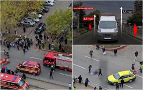 ANIMAŢIE. Femeie, în stare critică după ce a fost rănită de un cablu STB, agăţat de un camion