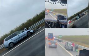 "Ferească Dumnezeu! Eşti nebun la cap?" Cum a fost prins un neamţ cu mama moartă în maşină pe A2