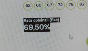 O tânără s-a împrumutat 7.000 de lei la un IFN şi a avut de plată 78.000 de lei
