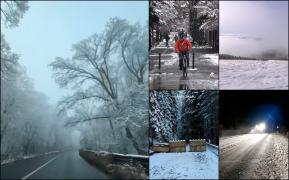 Iarna, adusă în România de trei cicloane care s-au unit. Zăpadă de un metru şi risc de avalanşă la munte