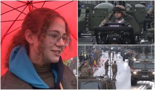 Reacţia unei turiste din Brazilia la repetiţiile pentru parada de 1 Decembrie de la Alba Iulia: O ţară superbă