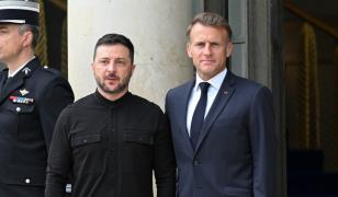 Zelenski revine la Paris. Macron și liderul ucrainean vor discuta din nou planul de pace propus de SUA