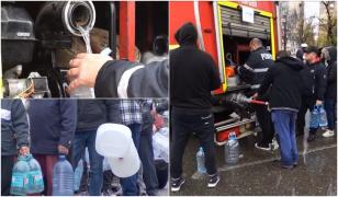 Apele Române cer declararea stării de urgenţă în 12 localităţi. "Stăm ca proştii la rând să luăm apă"