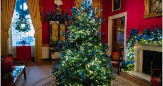 Crăciunul la Casa Albă. Melania prezintă decoraţiunile, dar nu are loc din cauza şantierului lui Trump