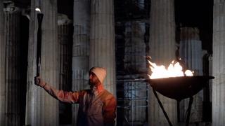 Flacăra Jocurilor Olimpice 2026, popas la Partenon înainte de drumul de 12.000 km