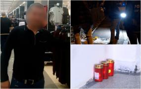 Filmul crimei din Galaţi. Înjunghiat din senin şi fără motiv de un vecin, care voia să mai ucidă doi oameni