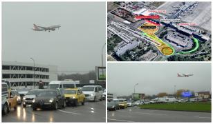 Haos la Aeroportul Otopeni după restricţiile pentru construirea metroului. Traficul, afectat 6 luni