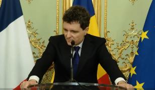 Nicuşor Dan, prima vizită oficială în Franţa: întâlnire cu Emmanuel Macron pe teme de securitate și economie