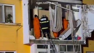 ANIMAŢIE. Explozie într-un apartament din Bihor. Proprietara a căzut cu tot cu balcon, unde avea bucătăria