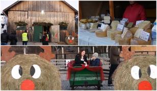 Târg de Crăciun ca-n povești la o fermă din Harghita: bucate tradiționale, animale și distracție pentru copii