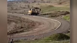 Cum arată pista de biciclete de 5 milioane de € din Galaţi, distrusă de camioane şi buldozere