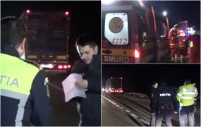 Aruncat în aer zeci de metri, după ce a trecut strada printr-un loc nepermis în Bistriţa-Năsăud