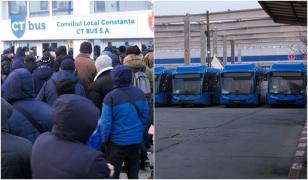 Transportul public din Constanța, paralizat. Angajații cer demisia conducerii și acuză probleme grave
