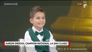 La doar 8 ani, joacă șah ca un profesionist. Finalist al campaniei „100 de tineri pentru dezvoltarea României”