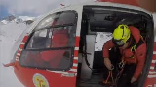 Cuplu salvat cu elicopterul de pe vârful Parâng, după ce au urcat pe munte fără echipament corespunzător