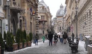Turiștii străini au petrecut Crăciunul în Centrul Vechi din București: 