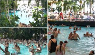 Românii au înlocuit canapeaua cu piscina în a doua zi de Crăciun. Cât costă o zi de relaxare de sărbători