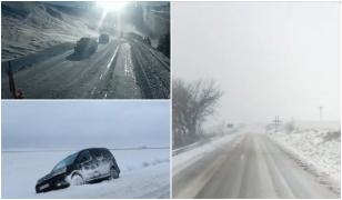 Cod roşu de viscol şi rafale de 120 km/h: intervenţii în lanţ în toată ţara