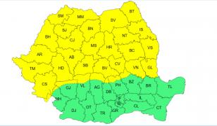 Cod galben de ninsori abundente, viscol și ger în intervalul 6 - 9 ianuarie. Cum va fi vremea în Capitală