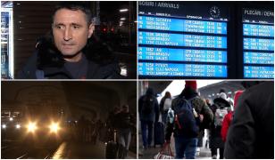 Trenuri CFR, blocate ore în șir lângă București, după tăierea unui cablu de semnalizare: Ba mergea, ba stătea