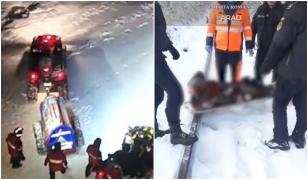 Ger și zăpadă aproape în toată țara: copaci căzuți, drumuri blocate și risc de hipotermie