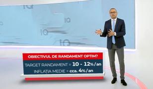 Cum strângi 100.000 lei în 18 ani cu o investiţie lunară de 232 lei. Importanţa unui portofoliu echilibrat