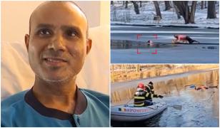Mărturia indianului care a salvat-o pe fetiţa căzută într-un lac îngheţat din Craiova