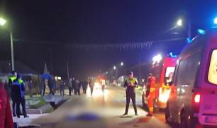 Femeie lovită mortal de maşină, în Olt. Şoferul de 21 de ani a fugit de la locul accidentului