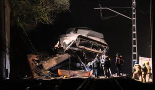 Un nou accident feroviar în Spania. O persoană a murit şi cel puţin 37 au fost rănite