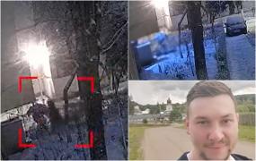 Momentul în care Iulian cade secerat la pământ. Filmul tragediei din Botoşani