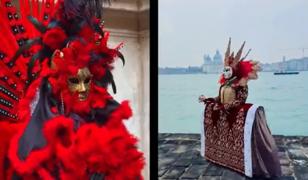 Oameni din toată lumea au venit la Veneţia să vadă unul dintre cele mai vechi carnavaluri din lume