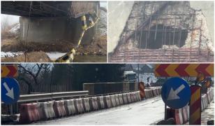 Pericol pe drumurile din zona Moldovei: Peste 35 de poduri au nevoie urgentă de reparații