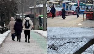 Locul din România unde gerul a lovit cel mai puternic. Temperaturi de -16 grade, trafic paralizat şi accidente