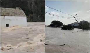 Potop în Europa: Spania, Portugalia și Grecia, lovite de furtuni, inundații și alunecări de teren