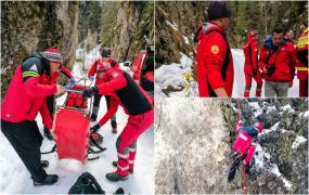 Un bărbat a murit pe un traseu montan nemarcat în Braşov. A alunecat de pe un perete abrupt
