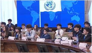 200 de elevi au intrat în rolul de delegaţi ONU și au dezbătut în Senat marile probleme ale lumii