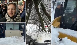 Ninsoare record în ultimii 18 ani în București. În weekend ne așteaptă un nou episod de iarnă