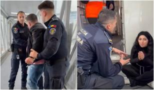 Li s-a refuzat îmbarcarea şi au făcut scandal cu Poliţia de Frontieră, de faţă cu fiica: Cu avionul ăsta plec!