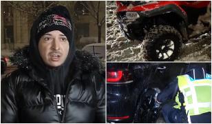 Cum au circulat şoferii în Bucureştiul blocat de nămeţi. Mulţi au ieşit cu maşini neechipate: 